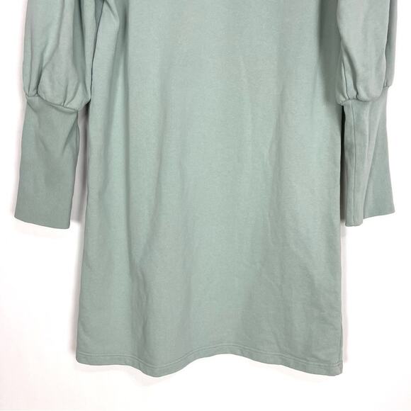 J. Crew Original Cotton Terry Puff-Sleeve Sweatshirt Dress - Picture 10 of 12